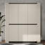 Taylianna 3 Door Manufactured Wood Wardrobe