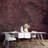 Burgundy Textured Plaster Wall Mural-2008158435