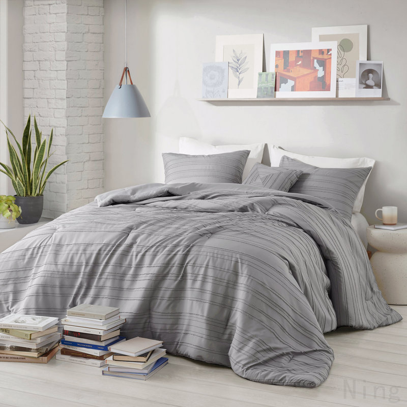 Ensemble d'édredon jacquard 3 pièces