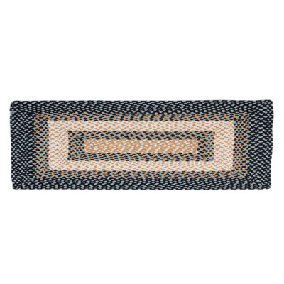 Waterbury Farmhouse Handmade Braided Blue Area Rug