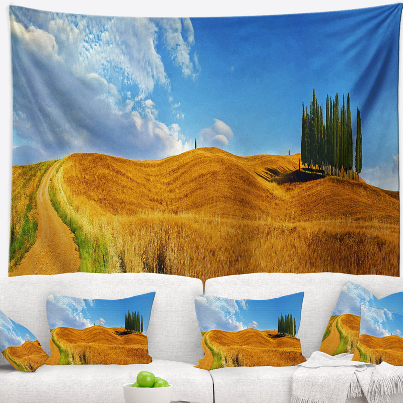 Landscape Polyester Tapestry, 50" H x 60" W