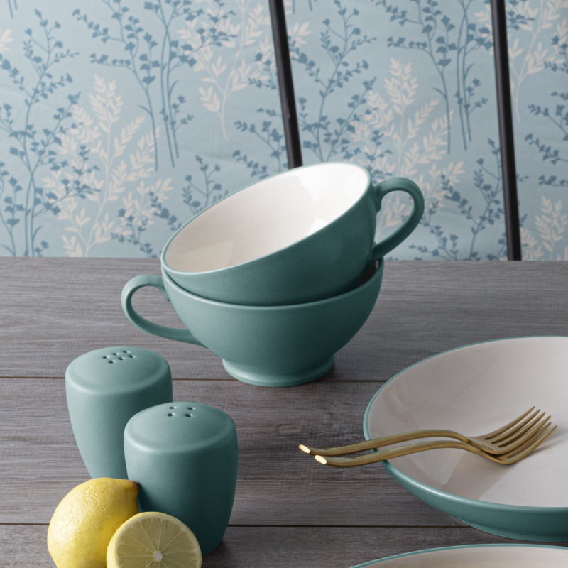 Bols à poignée Noritake Colorwave, 5 1/2 po, 18 oz, Turquoise