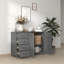 Hardev 113cm Solid Wood Sideboard-226133109