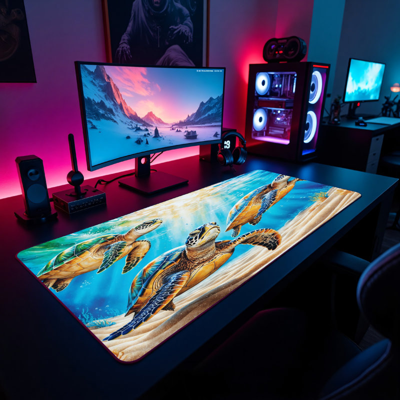 Polyester Desk Pad, 23.6x13.8