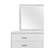 ALMERA GLITTER WHITE MIRROR