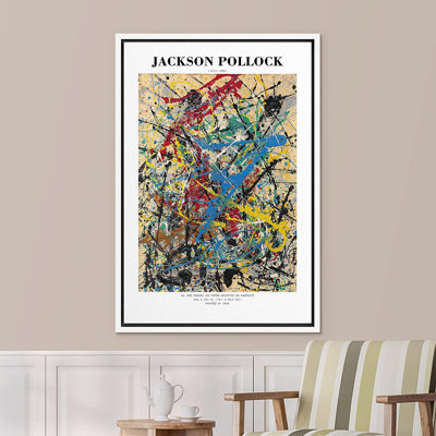 " Vibrant Strokes " by Jackson Pollock