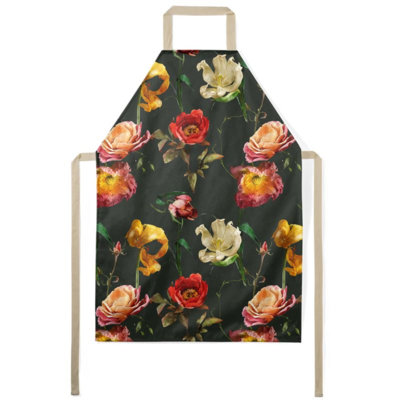 Floral Bib Apron