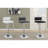 Alameda Chrome And White Adjustable Bar Stool