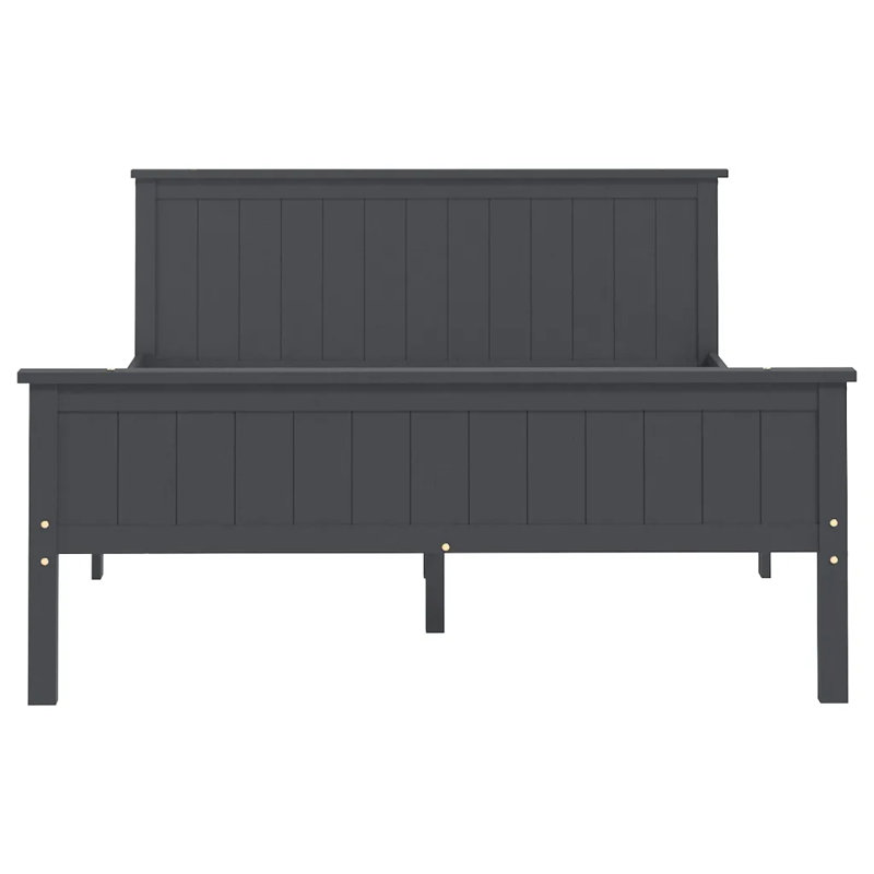 Graci Solid Wood Bed, European Single (90 x 200cm), white