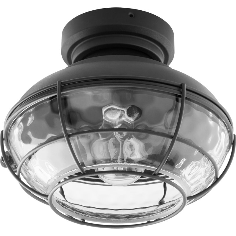 Ventilateur de plafond 1 lumière, Noir