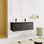 48" Floating Wall-Mounted Bathroom Vanity With Ceramics Sink And Soft-Close Cabinet Door