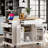 Bickley With Tilt-out Trash Can, Power Outlet, Internal Storage Rack, 3 Drawers And 3 Open Side Racks-1229220425