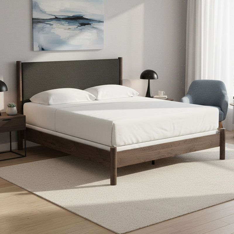 Cadmori King Upholstered Panel Bed, King