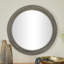 Miroir mural en métal avec détails perlés-72058590