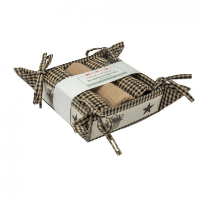 Ensemble de 3 torchons à carreaux