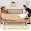 Matelas hybride dans une boîte Alwyn Home Doran, mousse à mémoire de forme et matelas à ressorts ensachés de taille moyenne-1222442869-1222442873