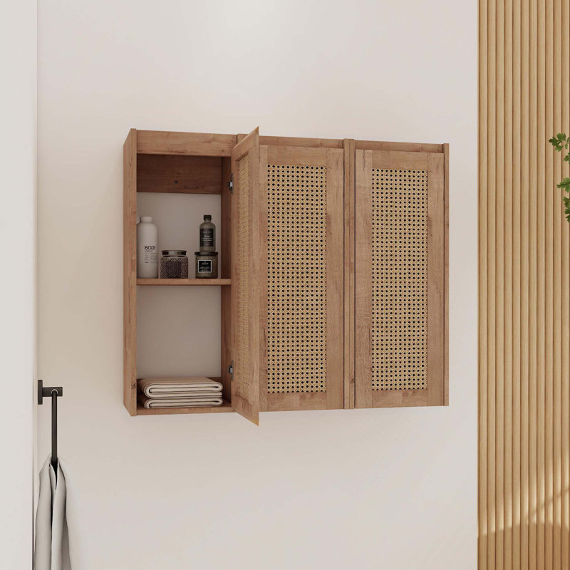 Olita Wall-Mounted Floating Bathroom Storage Cabinet