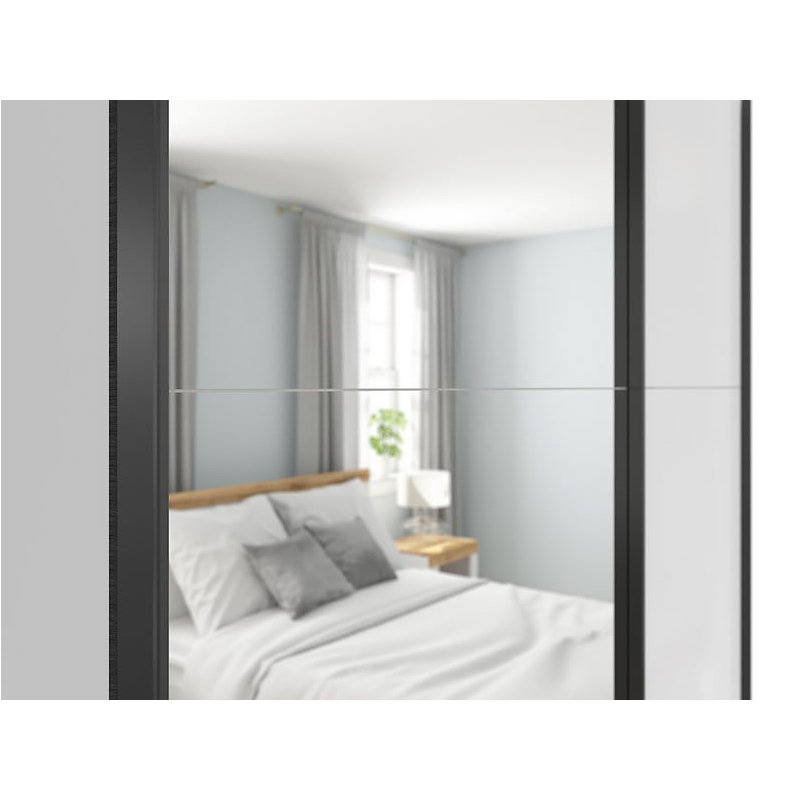 Manufactured Wood Wardrobe, White