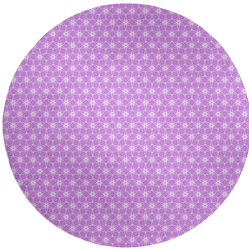 Chenille Polka Dots Indoor Rug, Rectangle 3' x 5'