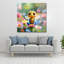 Art mural en verre trempé Yoga Bee-432228243