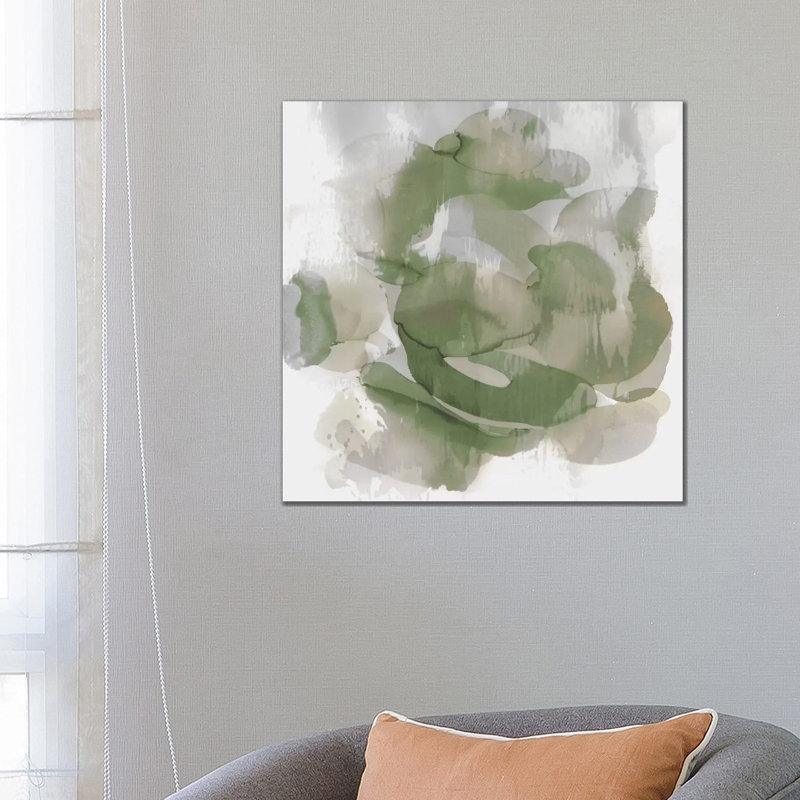 Green Flow II by Kristina Jett - Wrapped Canvas Gallery-Wrapped Canvas Giclée, 66.04 cm H x 66.04 cm W x 3.175 cm D