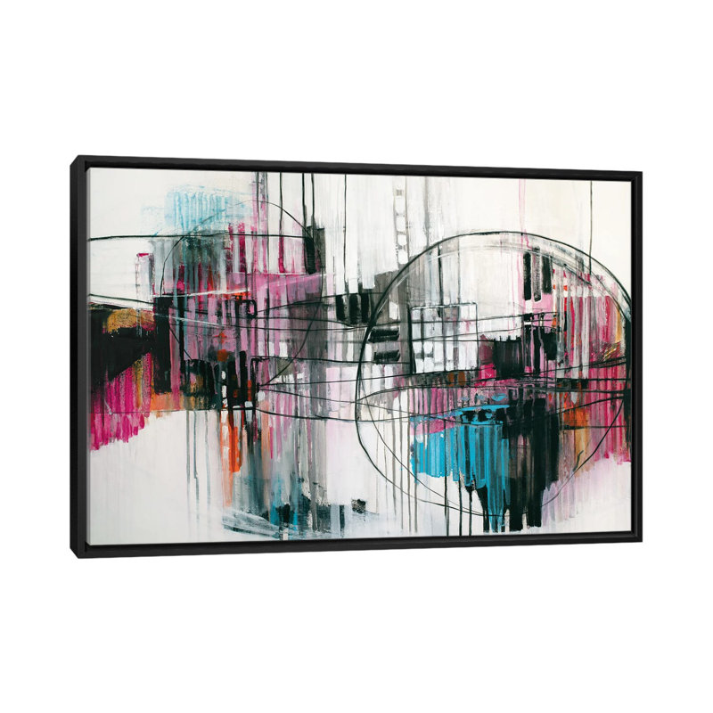 «City By The Bay», reproduction d'art sur toile encadrée, H 26 po x l 40 po, Noir, Toile à cadre flottant sans passe-partout