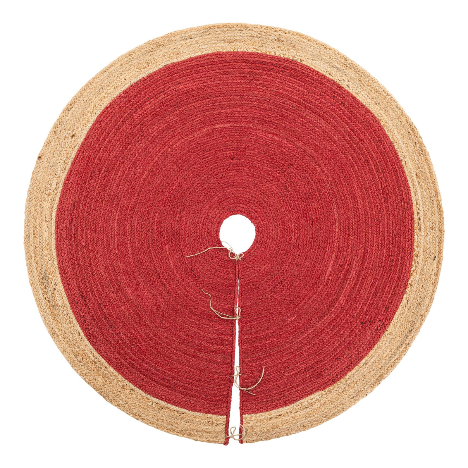 Christmas Tree Skirt, Round 5'1", Red