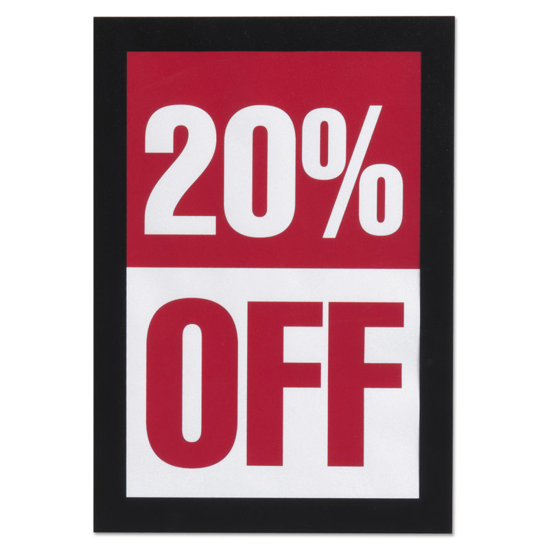 Black Magnetic Self-Adhesive Wall Sign Holder