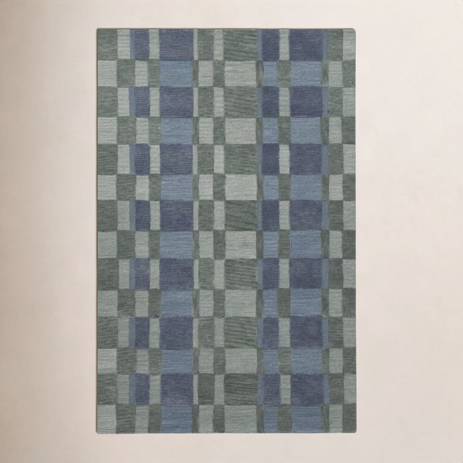 Hand-Tufted Wool Rug, Neutral, Rectangle 5' x 8'