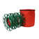 Large Christmas Light Reels - Includes 3 Assembled Reels & Storage Bag