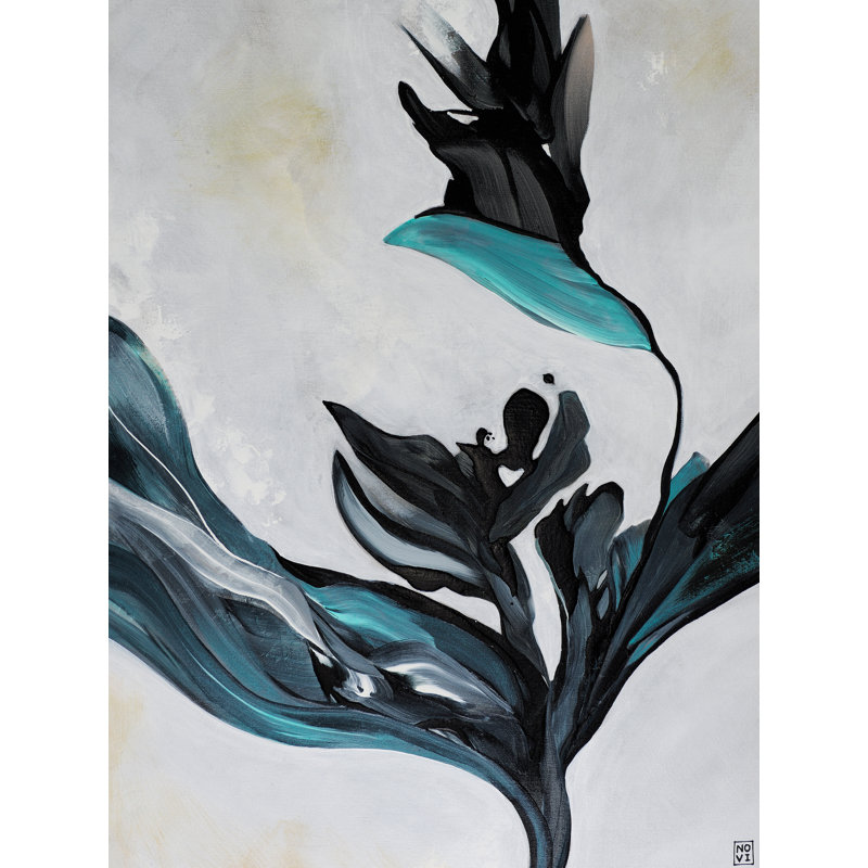 Adrift in the Falling Snow Framed Print, 32" H x 24" W, Wrapped Canvas