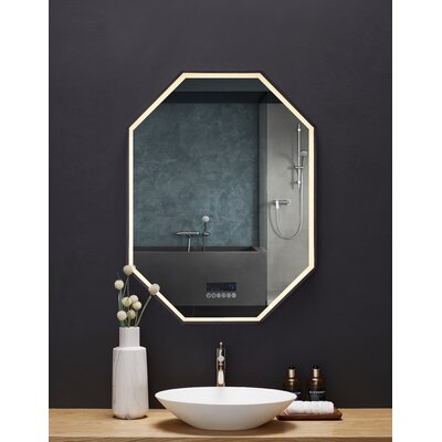 Otto Lighted Bathroom / Vanity Mirror -  Ancerre Designs, LEDM-OTTO-30-B