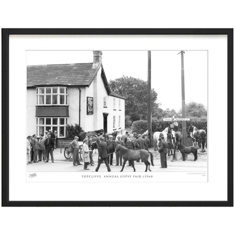 Topcliffe, Annual Gypsy Fair C1960 by Francis Frith - Single Picture Frame Print, 60cm H x 80cm W x 2.3cm D