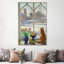Snow Shadows And Cat by Timothy Easton - Painting on Canvas-818349605-818349601