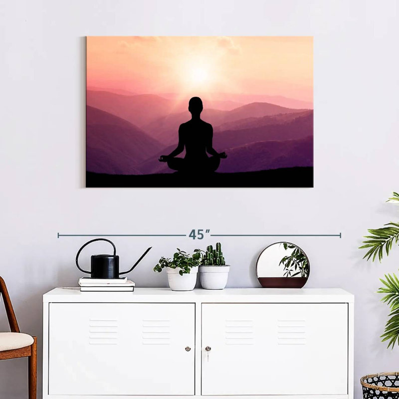 Kerrick Mountain Yoga Meditation, H 8 po x l 12 po