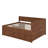 Full Size Daybed With Drawers And Shelves-1695000375