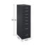 Black 8-drawer cabinet