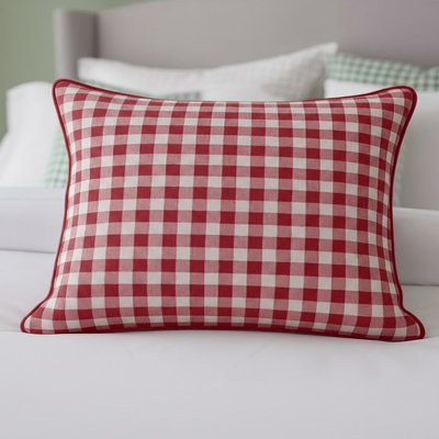 Gingham Pattern Pillow Sham