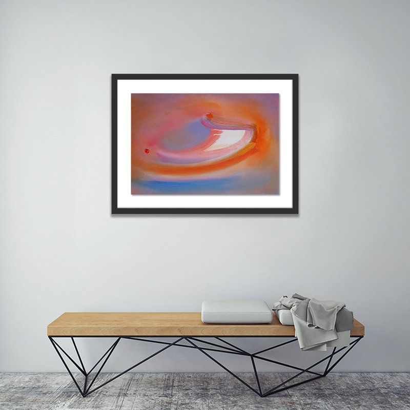 Dodgem Print by Charles Stuart, Black, 29" H x 40" W x 2.5" D