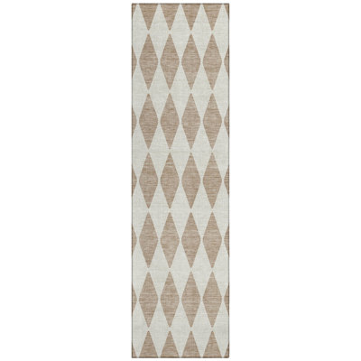 Loreen Flatweave Washable Geometric Indoor / Outdoor Rug