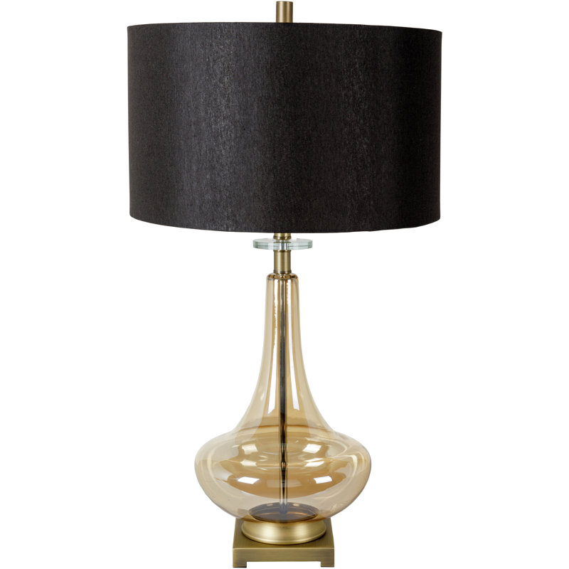 Lampe de table Romeshia, Noir