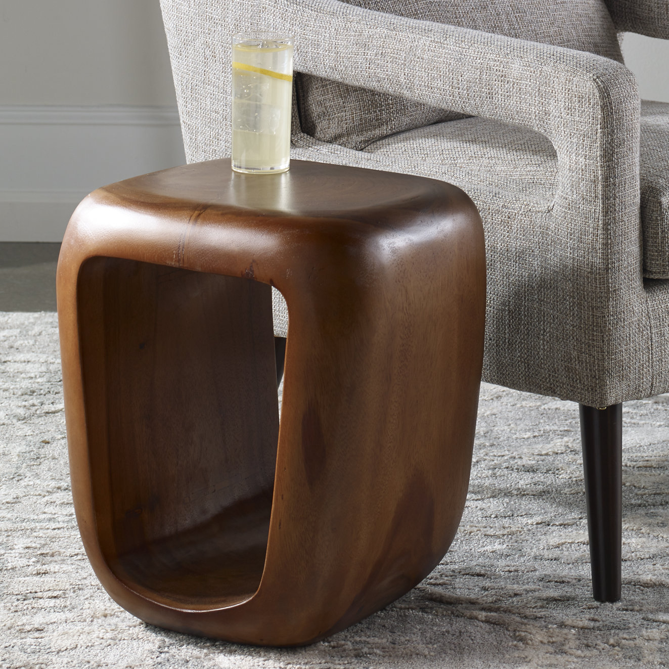 Alpine Solid Wood Accent Stool