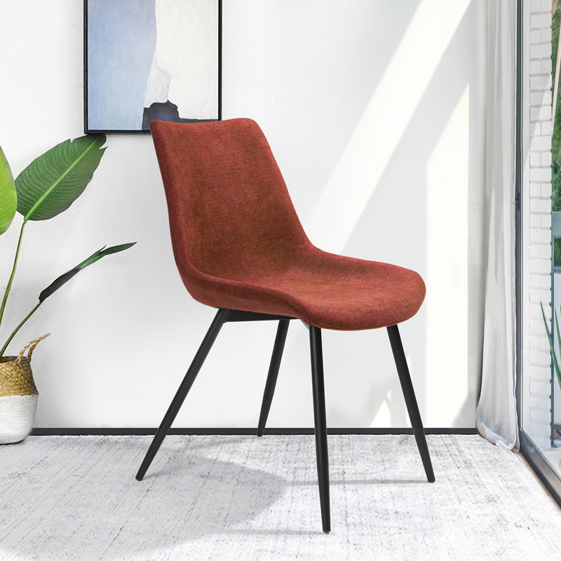 Dynamite 47cm H Upholstered Side Chair, Red