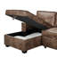 Makynzie 3 Seater Faux Leather Sofa Bed-1721210030