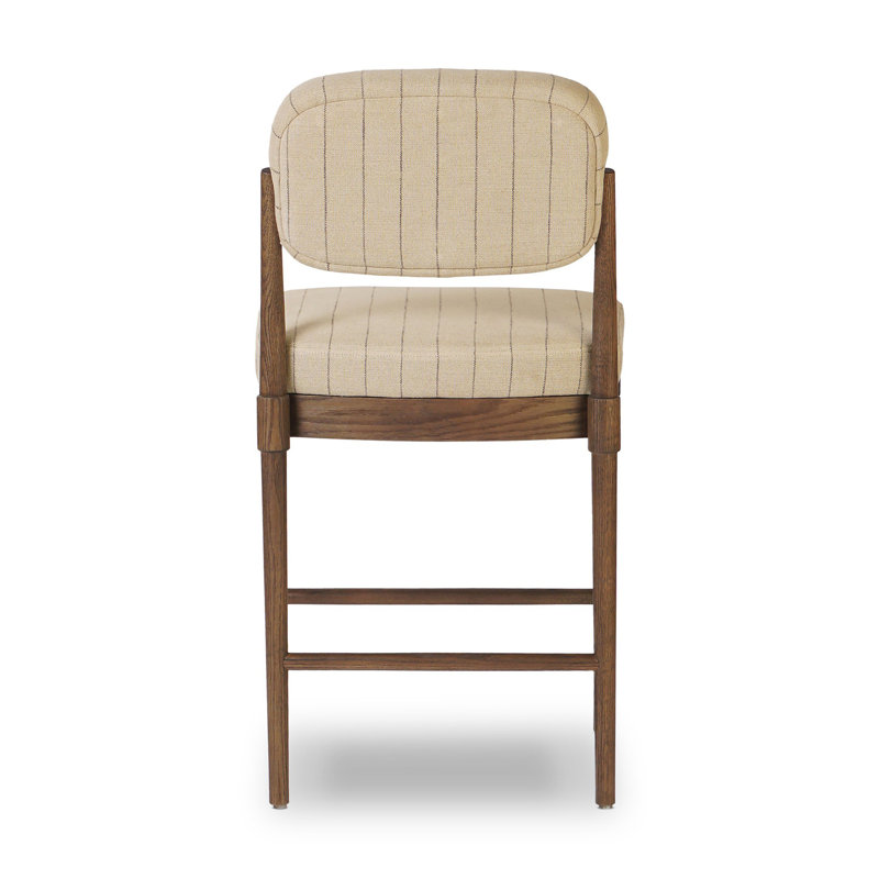 Esther Stool-Lavon Flint, Counter Stool (27.05" Seat Height), Drifted Oak, Lavon Flint