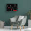 Art mural sur toile tendue - Art mural Doris Reindl «F O R K» pour le salon, la chambre à coucher ou le bureau - 30 x 47-22372088