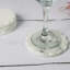 Round White Marble Coasters