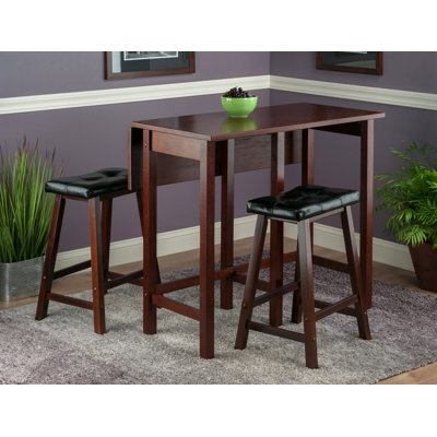 Bettencourt Solid Wood Solid Wood Top Trestle Dining Set