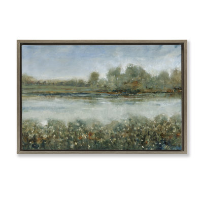 Toile flottante encadrée «River» par Tim Otoole