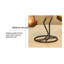 8.66'' H Metal Tabletop Candlestick-1973164020